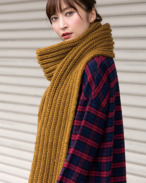tricot14-5 English Rib Scarf