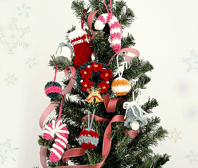 Christmas Rose Ornaments