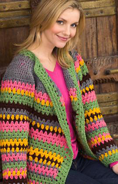 D-268 Crocheted Jacket