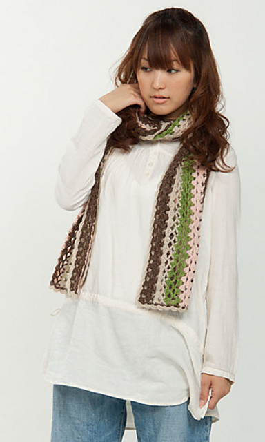 Wagashi Colored Stole