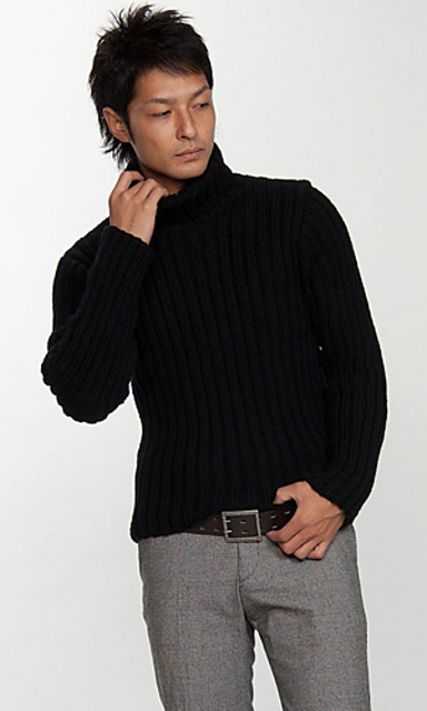 210-211-49 Ribbed Turtleneck