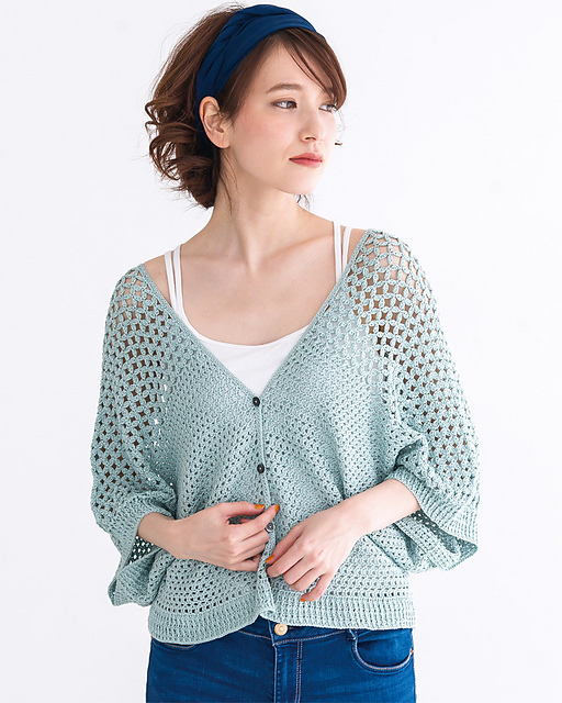 Ravelry: 219s-06 Watermark Dolman Cardigan pattern by Pierrot