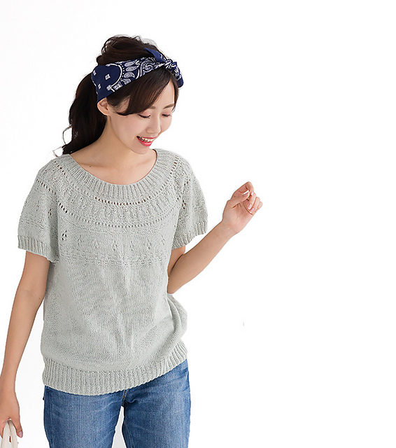 1264sw Calmo Round Yoke Sweater