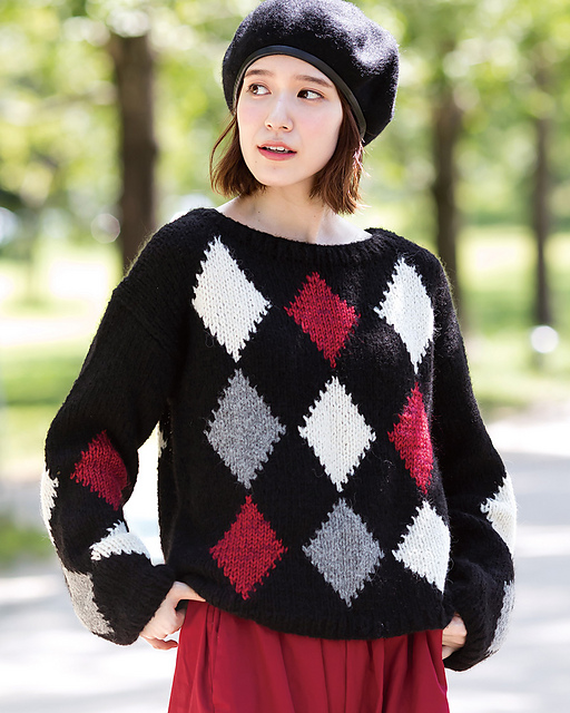 219AW-09 Argyle Sweater