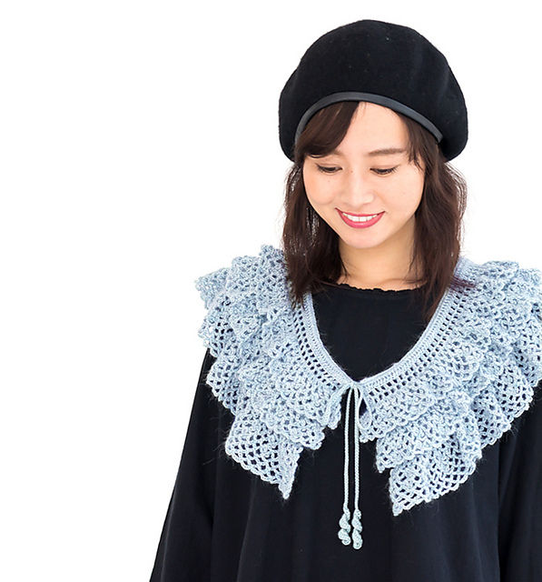 1244fs Frilly Shawl
