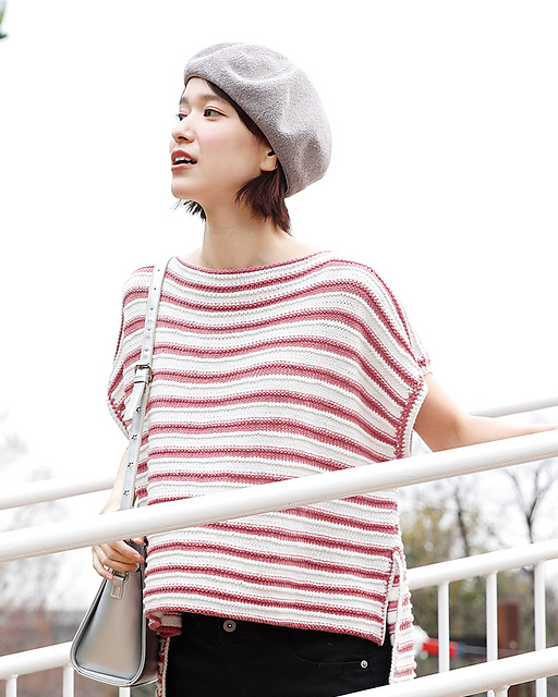 220ss-01 Olivia Striped Tee