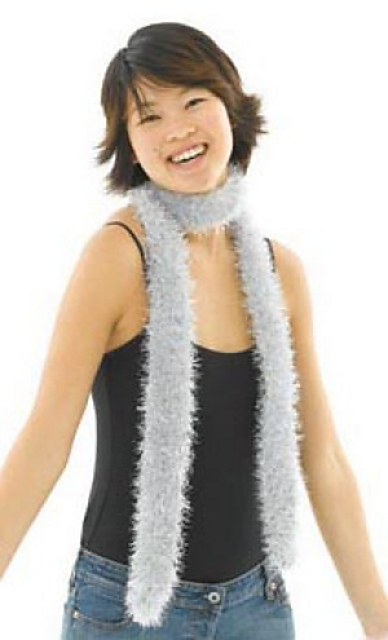 Silver Tinsel Scarf #40285