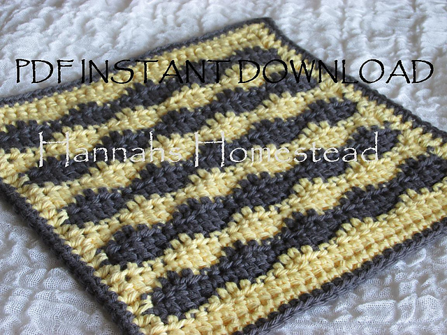 Waves of Color Dishcloth
