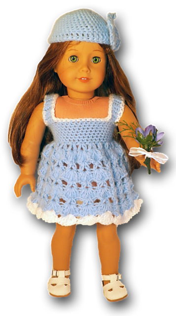 American Girl or 18" Doll Summer Dress