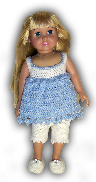 American Girl or 18" Doll Flower Petals Outfit