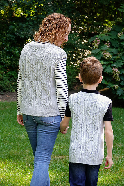 Ravelry: Randolph Vest for Kids pattern by Danielle Chalson