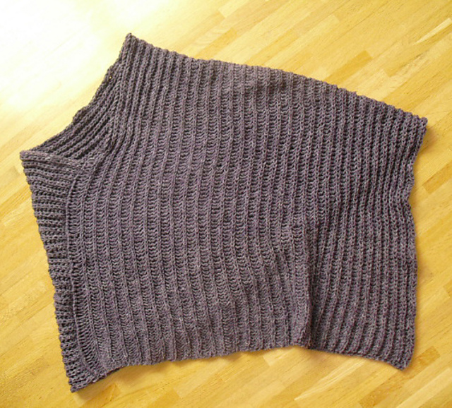 Tweed Poncho