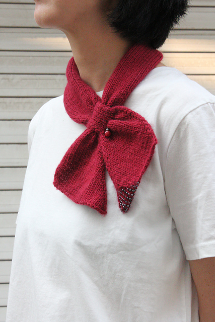 Beaded Neckie Scarf