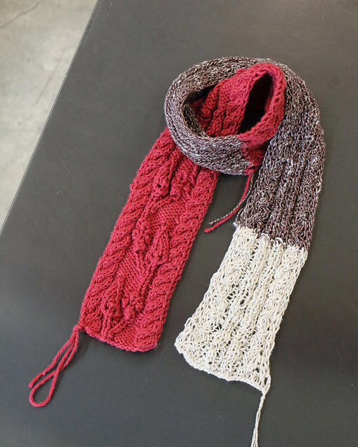 Leaf Motif Scarf