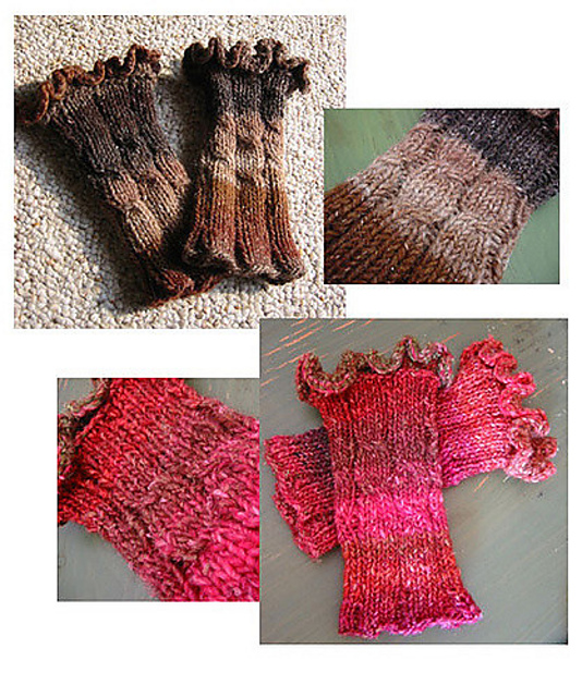 Ruffled Wrist Warmers