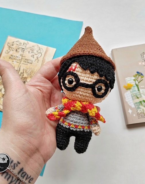 Little wizard in a hat