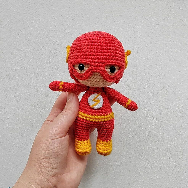 Hero in a red suit