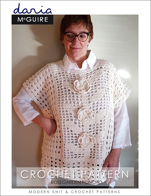 Rosegarden Poncho Pullover