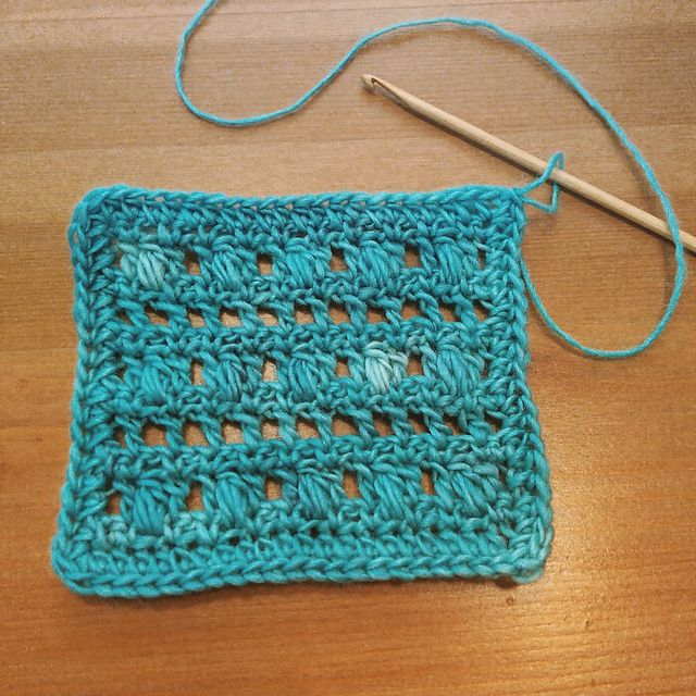 Airy puff stitch