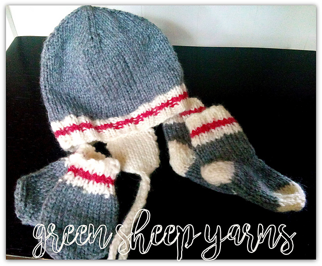Canadian Sock Baby outfit