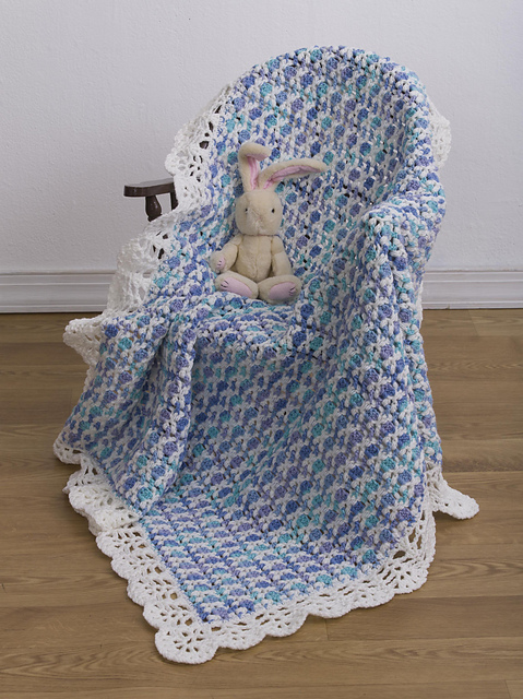 Aquamarine Dreams Baby Blanket