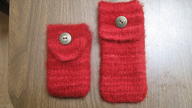 Felted Eyeglass & IPod Cases
