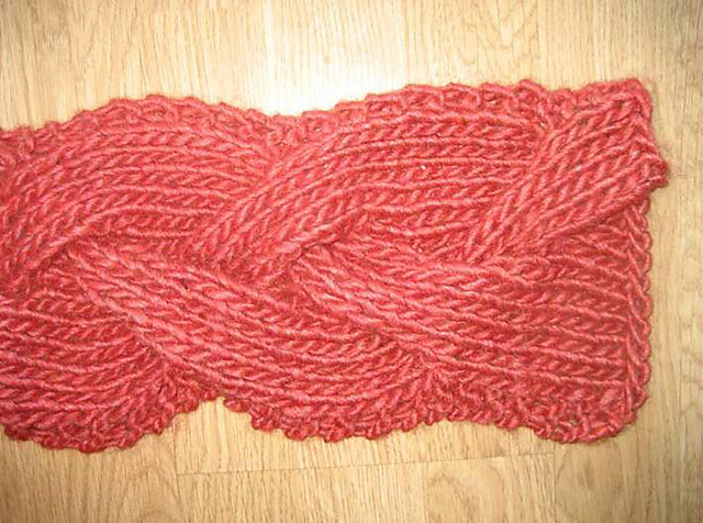 Giant Cable Scarf