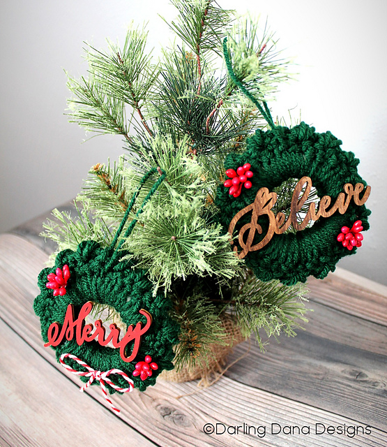 Mini Wreath Ornaments