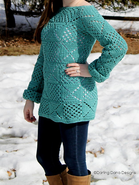 The Ginny Granny Square Tunic