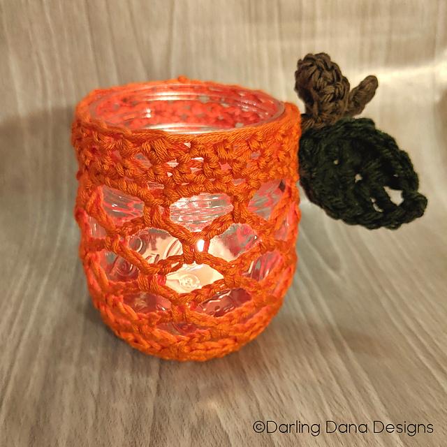 Trellis Pumpkin Jar Covers