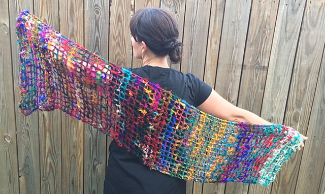 Quadramesh Shawl