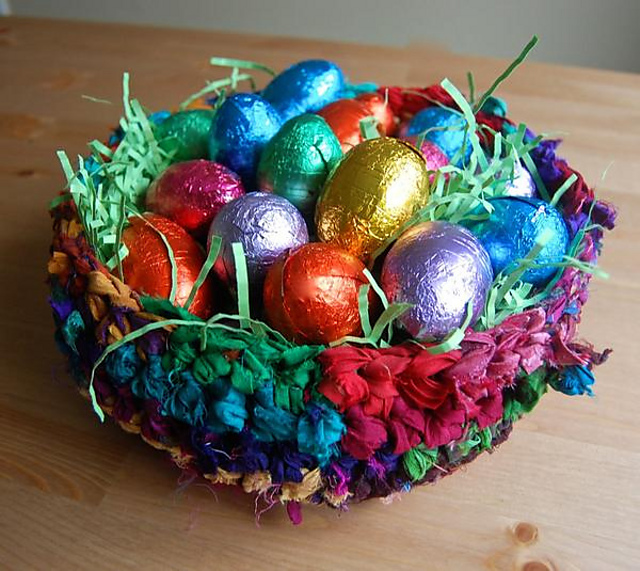 Ribbon Nesting Basket