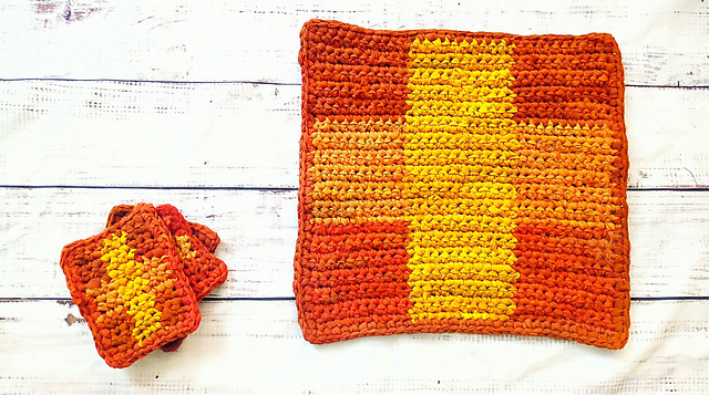 Fall Placemat and Coaster Set