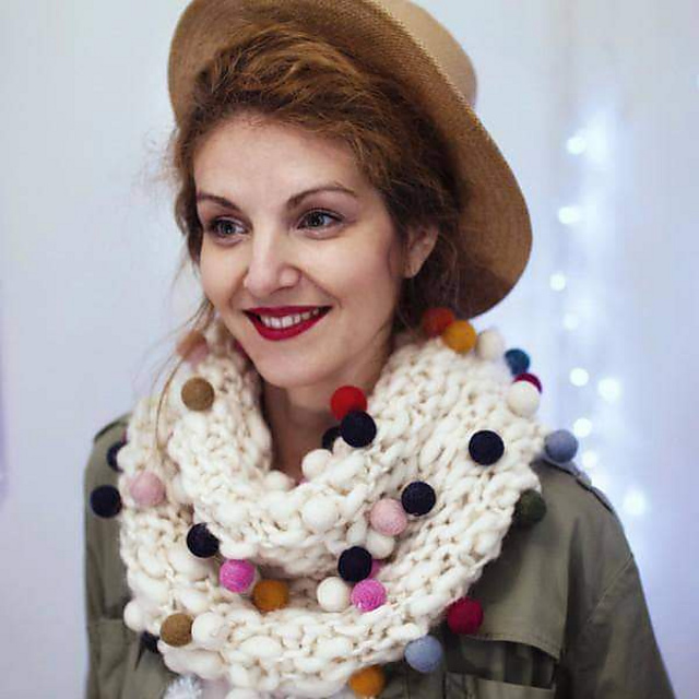 Felt Ball Cowl