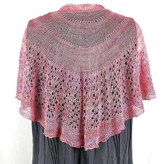 Lotus Lace Weight Shawl
