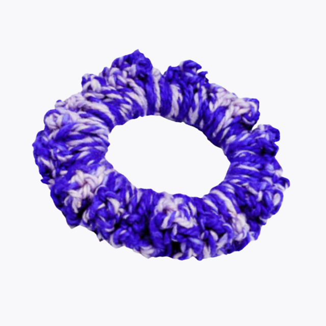 Lilac Scrunchie (crochet)