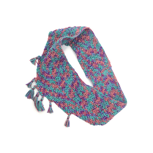 Tier + Tassel Cowl