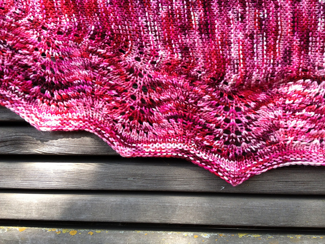 Winter Roses Shawl