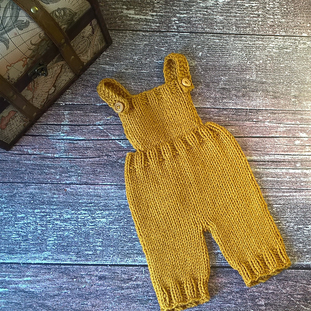 Baby Mustard Romper