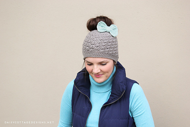 Messy Bun Hat 3