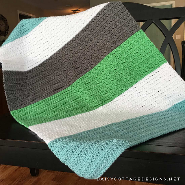 Color Block Baby Blanket
