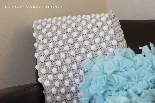 Polka Dot Puff Blanket