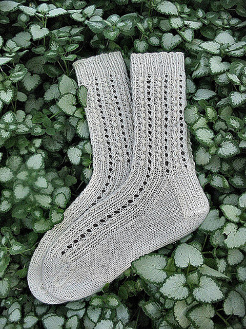 Popcorn Lace Socks