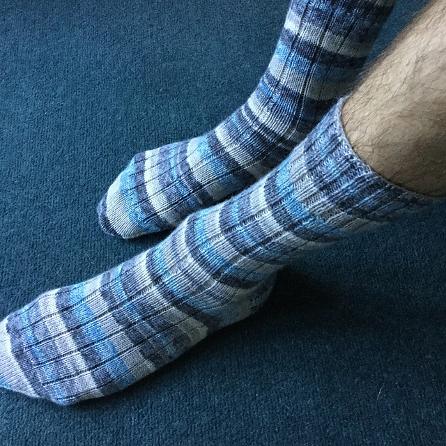 Lady/Man Rib Socks