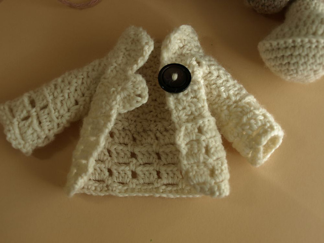 Lillian's crochet cardigan