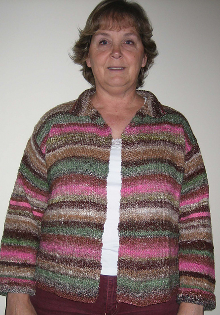 Ladies' Cardigan in Donegal Tweed