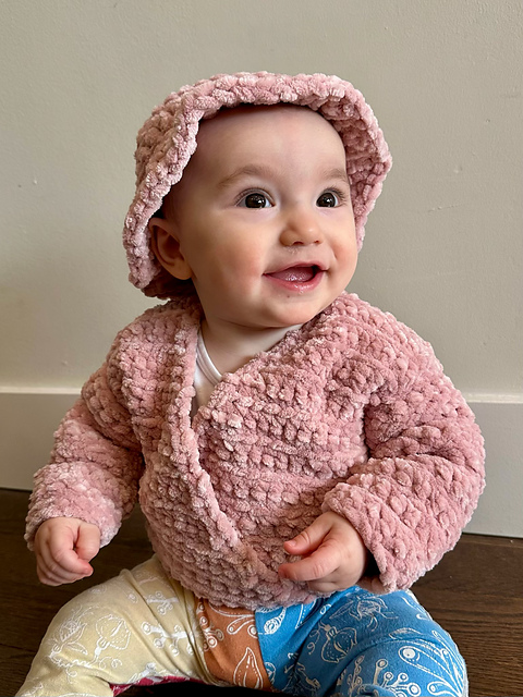 Baby Ballet Cardigan and Hat