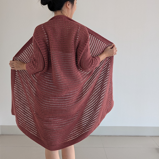 Long Komorebi Cardigan