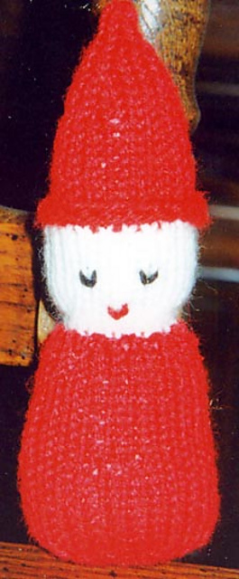 Knitted Elf Doll