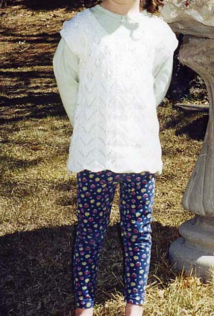 #26 Lacy Eyelet Pullover